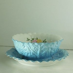 Noritake Cabbage Bowl and Plate Collectible